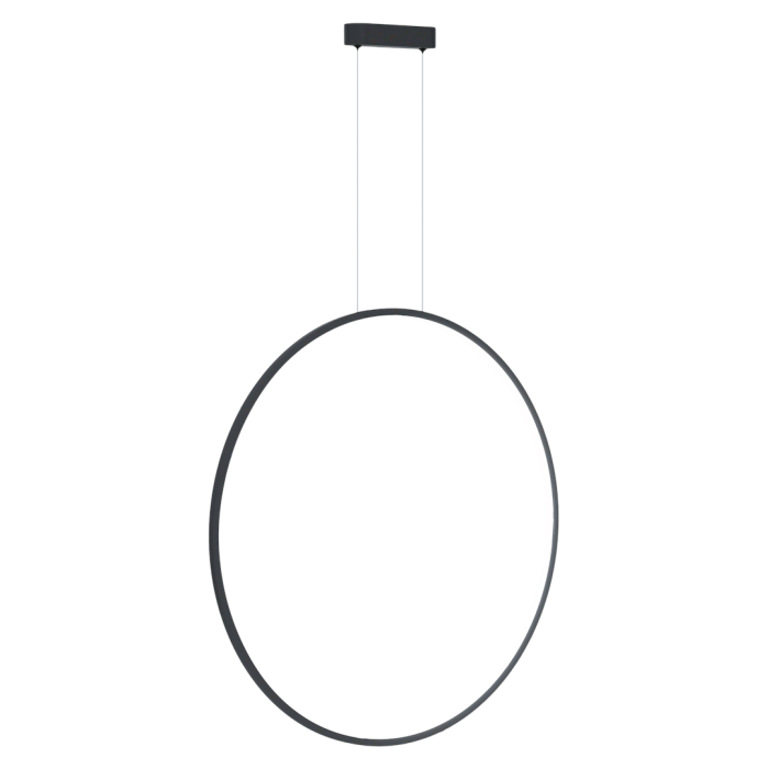 Pendul Milagro Saturno LED 46W 2500lm 4000K 230V Black Aluminiu & Plastic IP44 [6]