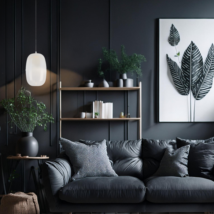 Pendul Milagro Vaso LED 4W 388lm 3000K 230V White Metal & Sticla IP20 [3]