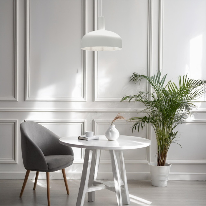 Pendul Milagro Visby  1xE27 60W   230V/50Hz White Metal IP20 [4]