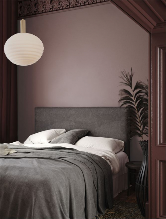 Pendul Nova Luce ALLEN E27 1x12W   Matt Gold Metal & Milky White Structured Glass IP20 [2]