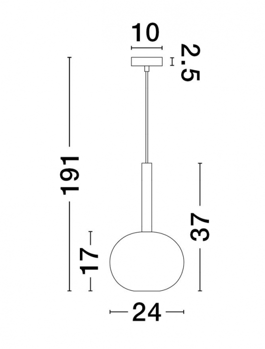 Pendul Nova Luce AMELIA G9 1x5W   Sandy Gold & Clear Glass IP20 [4]