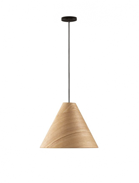 Pendul Nova Luce ELYSIAN 9001071 Natural Wood & Black Cable E27 1x12W IP20 [1]