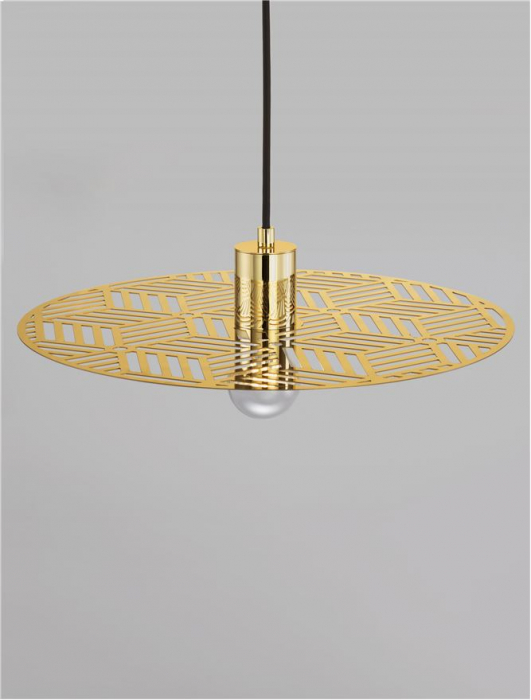 Pendul Nova Luce ERES 9035970 E27 1x12W    Gold Metal  IP20 [7]