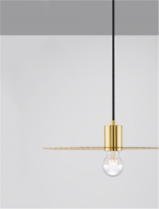 Pendul Nova Luce ERES 9035970 E27 1x12W    Gold Metal  IP20 [6]