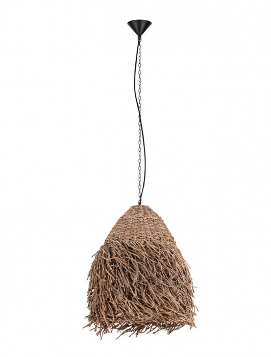 Pendul Nova Luce HAY 9586516 E27 1x12W    Natural Seagrass Black Fabric W ire & Base   IP20 [2]