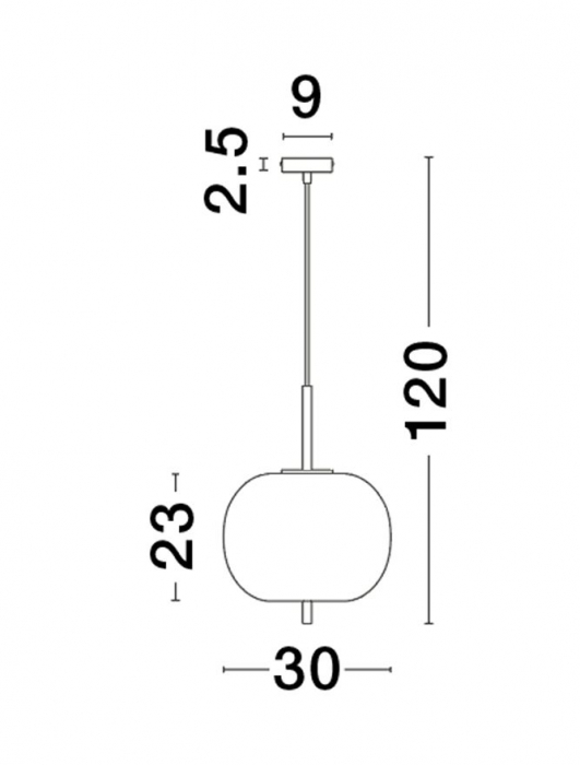 Pendul Nova Luce LATO E27 1x12W   Brass Gold Metal & Smoky Glass Black Fabric Wire IP20 [3]