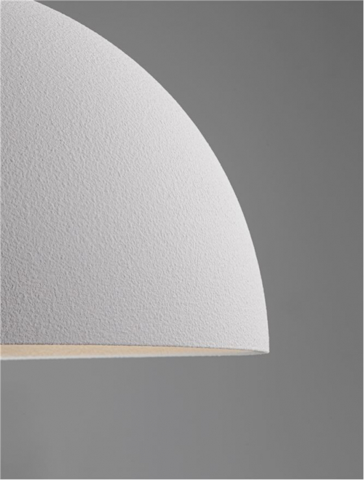 Pendul Nova Luce STARLA 9002667 Sandy White Polyurethane & Resin E27 1x12W IP20 [5]
