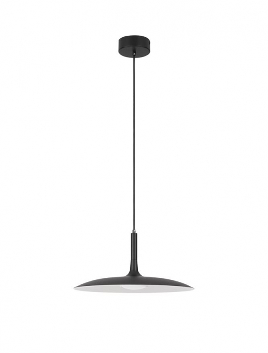 Pendul Nova Luce LUSU 9501213 LED 16W 3000K 1100lm Matt Black Steel & Resin Acrylic   IP20 [2]