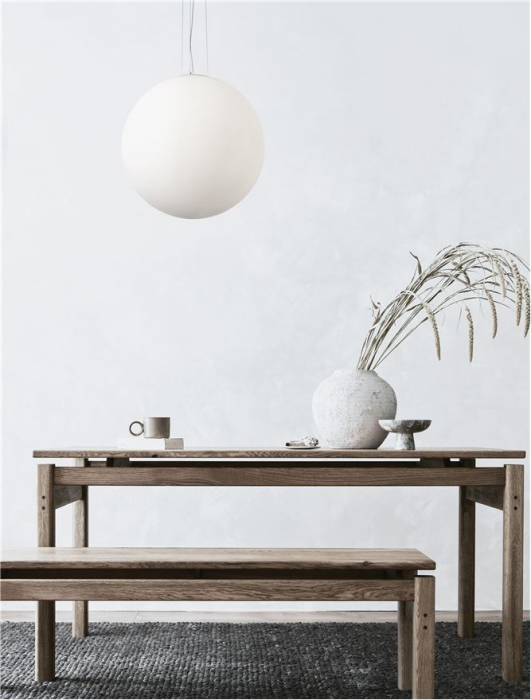 Pendul Nova Luce NEVOSO E27 1x12W   Opal Glass & White Metal IP20 [2]