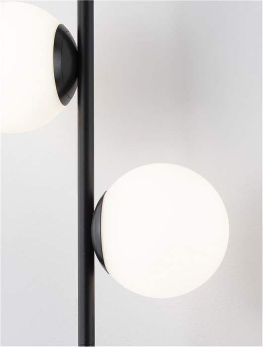 9061436 Pendul Nova Luce NUVOLE LED 16W 800lm 3000K Aluminium & Opal Glass Sandy Black Nedimabil IP20 [3]