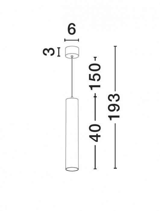 Pendul Nova Luce SEAW AVE 9011337 GU10 1x10W    Sandy Black Aluminium  IP20 [7]