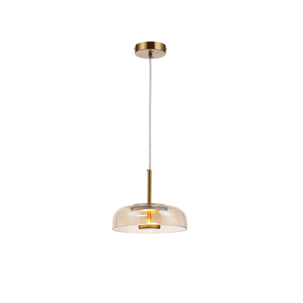 Pendul OEM SILOVIA LED 3W 234lm 3000K Metal/Glass Gold 230x1300mm IP20 [1]