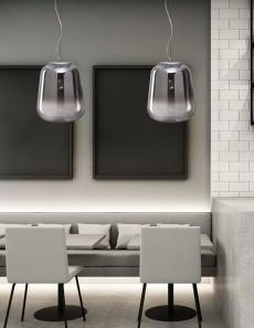 Pendul OLIVERIO Nova Luce 7212602 1xE27 IP20 Chrome Black [2]