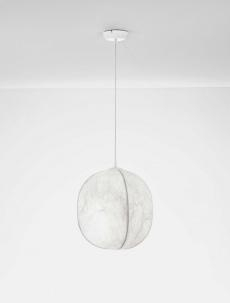Pendul Nova Luce PIERIDA 9620165 Sandy White Mulberry Silk E27 1x12W IP20 [1]