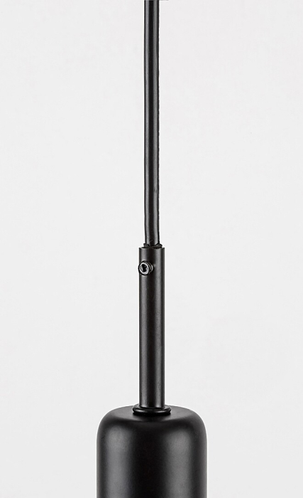 Pendul Rabalux Dvora E27 1x MAX 40W  metal sticlă negru mat IP20 [4]