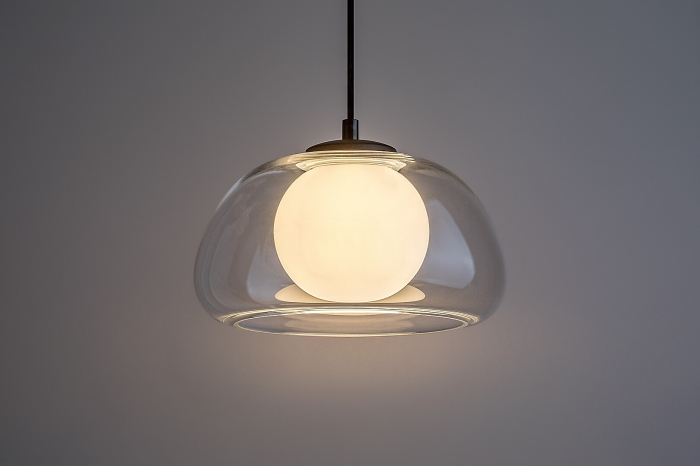 Pendul Rabalux Elowen G9 1x MAX 5W  metal sticlă negru IP20 [4]