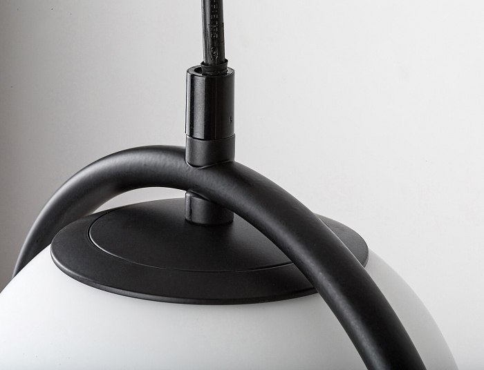 Pendul Rabalux Ghita E27 2x MAX 20W  metal sticlă negru IP20 [4]