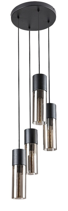 Pendul Rabalux Ronno E27 E27 4x MAX 25W   metal black stil modern 230V, 50Hz IP20 72054 [2]