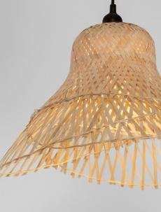 Pendul ratan AURA Nova Luce 9001117 1xE27 IP20 Sandy Black [4]