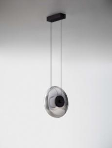 Pendul Nova Luce SKIA 9416944 Triac Dimmable Sandy Black Metal & Smoky Gray Glass LED 8W 221lm 3000K IP20 [1]