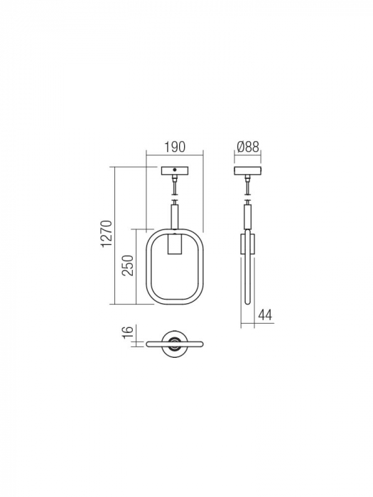 Pendul SMARTER AERIS 01-2407 E27 1x42W Metal Negru Mat/Lemn Natur IP20 [2]