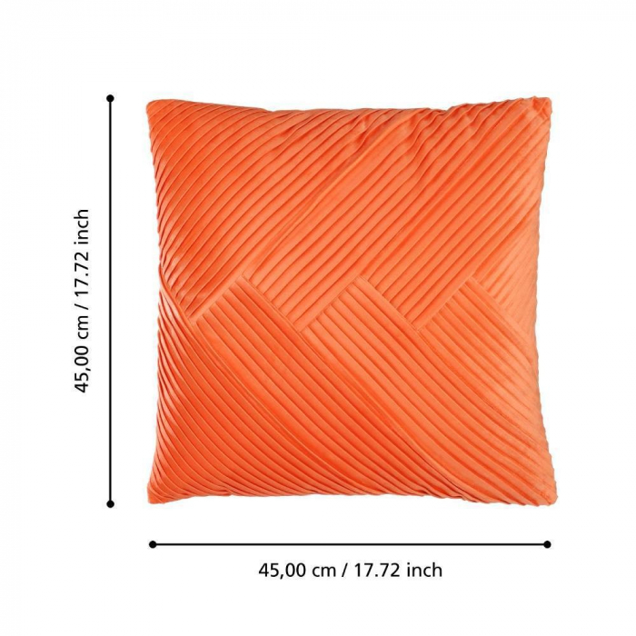 Pernă EGLO SHOURA 420263 Orange Red Poliester 450x450x110  [5]