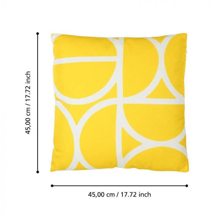 Pernă EGLO TSUNAN 420248 White Yellow 450x450x110 [5]