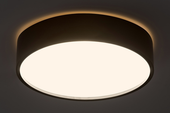 Plafoniera baie cu senzor Rabalux Larcia LED 19W 1000lm 4000K plastic black stil modern, IP44 75011 [3]
