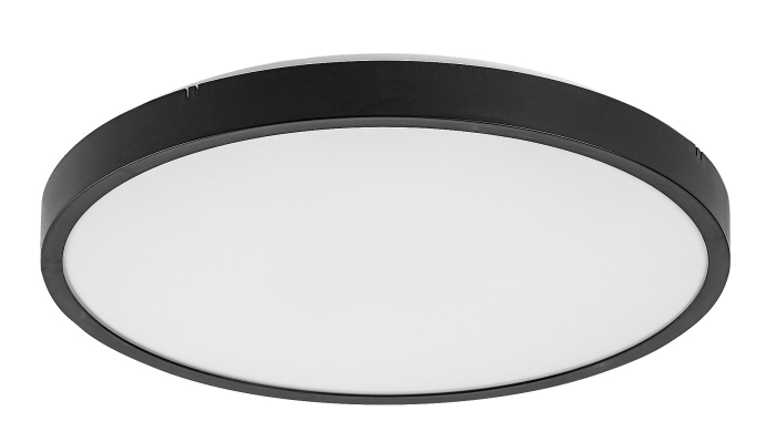Plafoniera baie Rabalux Alenzo LED 24W 1500lm 3000K-6000 plastic black stil tehnic, IP44 71438 [2]