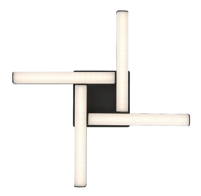 Plafoniera baie Rabalux Evan LED 18W 1750lm 4000K metal plastic negru mat alb IP44 [5]