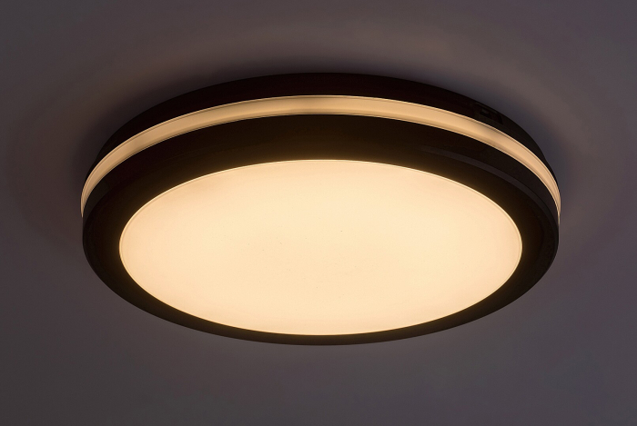 Plafoniera baie Rabalux Indre LED 28W 2450lm 3000K, 4000K, 6500K plastic black stil modern, IP54 77035 [6]