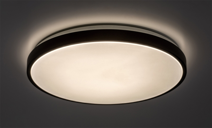 Plafoniera baie Rabalux Samira LED 48W 3100lm 4000K plastic black stil minimal, IP44 71254 [3]