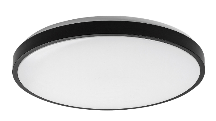 Plafoniera baie Rabalux Samira LED 48W 3100lm 4000K plastic plastic negru alb IP44 [2]