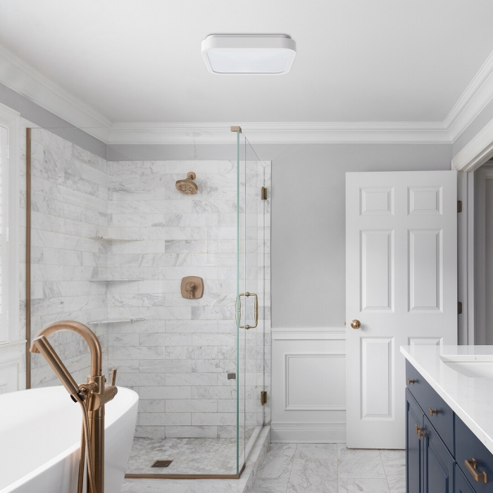 Plafoniera baie Rabalux Samira LED 48W 3150lm 4000K plastic plastic alb alb IP44 [9]