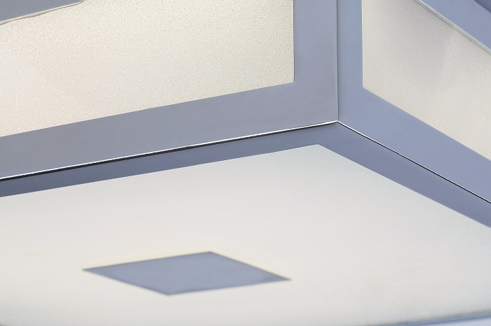 Plafoniera baie Rabalux Zoya LED 24W 1790lm 4000K metal sticlă crom alb IP44 [4]
