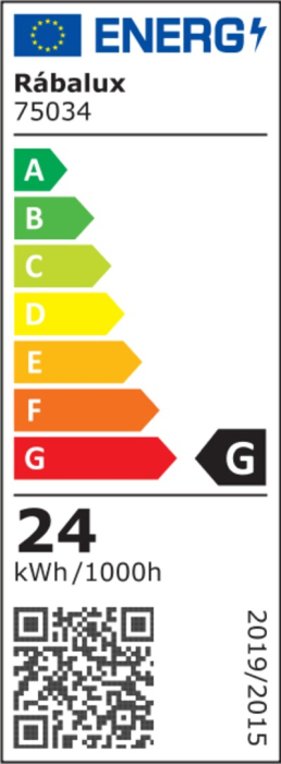 Plafoniera baie Rabalux Zoya LED 24W 1790lm 4000K metal sticlă crom alb IP44 [6]