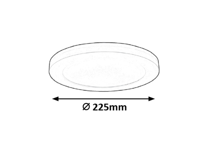 Plafoniera cu senzor Rabalux Sonnet LED 18W 1880lm 4000K metal white stil functional, IP20 1491 [6]