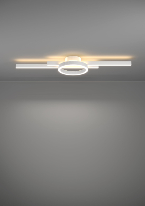 Plafoniera EGLO Amandolo 900952 LED 23,5W 2700-6500K 2850lm 220-240V,50/60Hz L 775mm x l 200mm x H 75mm aluminiu/otel alb plastic alb IP20 [4]