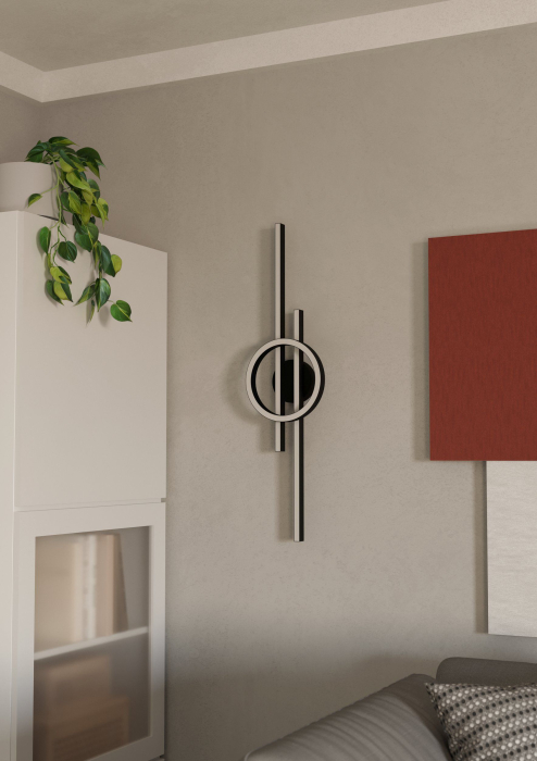 Plafoniera EGLO Amandolo 900953 LED 23,5W 2700-6500K 2850lm 220-240V,50/60Hz L 775mm x l 200mm x H 75mm aluminiu/otel negru plastic alb IP20 [2]