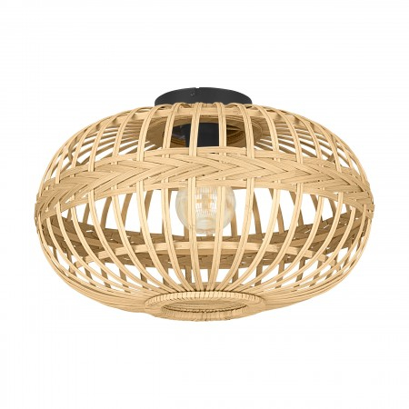 Plafoniera Eglo Amsfield 1, lemn, 1XE27, D.45 cm, 43723 [1]