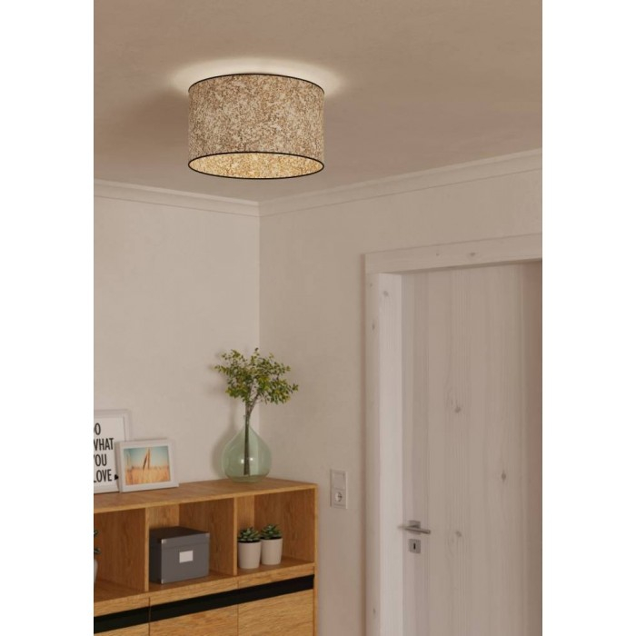 Plafoniera Eglo Butterburn, negru, 1XE27, D. 38 cm, 43935 [3]