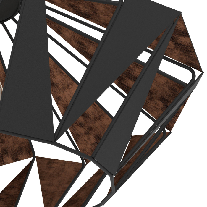 Plafoniera EGLO Carlton 6 43399 E27 1X60W 220-240V,50/60Hz H 235mm x Ø470mm otel negru/cupru  IP20 [3]