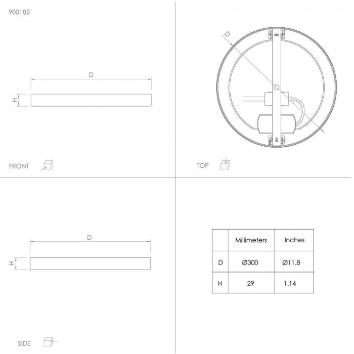 Plafoniera EGLO FUEVA 5 900182, LED 20,5W 2400lm 3000K Ø285, Alama periata, Alb [2]