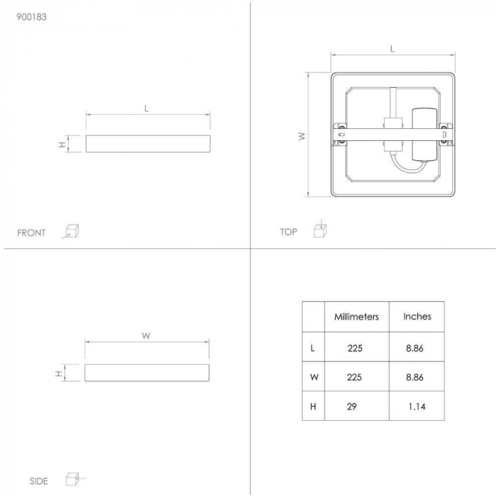 Plafoniera EGLO FUEVA 5 900183, LED 17W 2000lm 3000K, Alama periata, Alb [3]