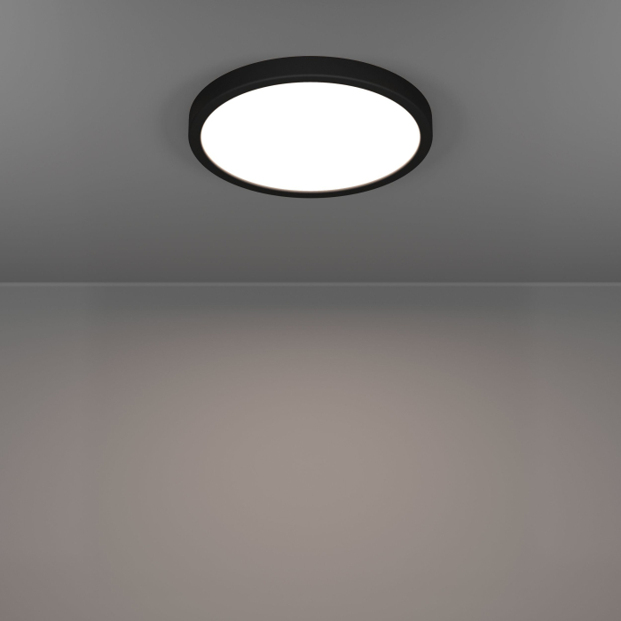 Plafoniera EGLO Fueva 6 901326 LED 14,2W 2700K, 4000K, 6500K 2000lm 220-240V,50/60Hz H 25mm x Ø278mm plastic negru plastic alb IP44 [5]