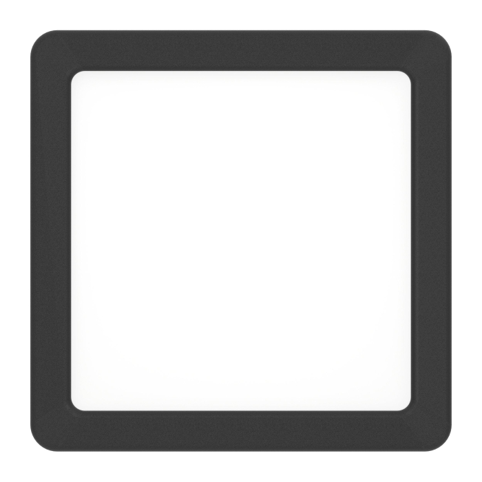 Plafoniera EGLO Fueva 6 901328 LED 7W 2700K, 4000K, 6500K 1100lm 220-240V,50/60Hz L 150mm x l 150mm x H 25mm plastic negru plastic alb IP44 [5]