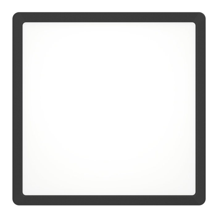 Plafoniera EGLO Fueva 6 901331 LED 13W 2700K, 4000K, 6500K 2100lm 220-240V,50/60Hz L 290mm x l 290mm x H 25mm plastic negru plastic alb IP44 [5]