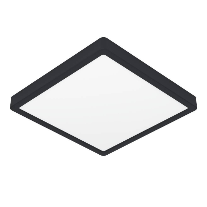 Plafoniera EGLO Fueva 6 901331 LED 13W 2700K, 4000K, 6500K 2100lm 220-240V,50/60Hz L 290mm x l 290mm x H 25mm plastic negru plastic alb IP44 [1]