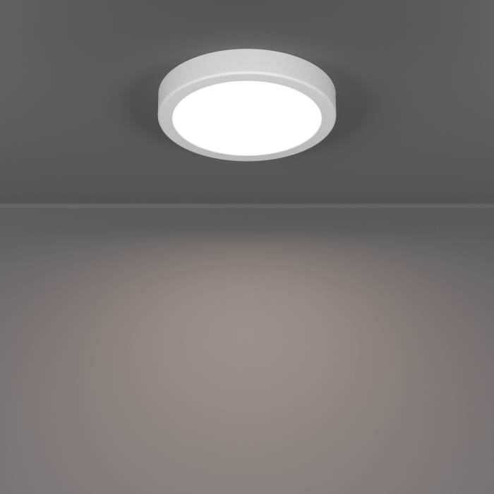 Plafoniera EGLO Fueva 6 901332 LED 7,5W 2700K, 4000K, 6500K 1000lm 220-240V,50/60Hz H 25mm x Ø166mm plastic alb plastic alb IP44 [5]