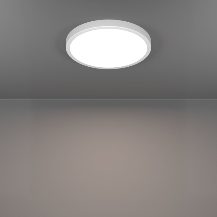 Plafoniera EGLO Fueva 6 901334 LED 14,2W 2700K, 4000K, 6500K 2000lm 220-240V,50/60Hz H 25mm x Ø278mm plastic alb plastic alb IP44 [5]
